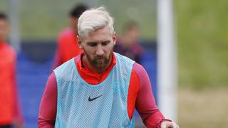Lionel Messi se integró a los entrenamientos de la selección argentina para el duelo contra Uruguay