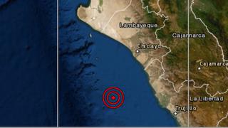 IGP:  sismo de magnitud 4,1 se reportó en Pacasmayo, La Libertad