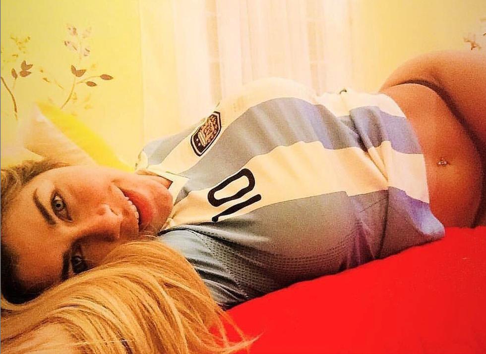 Xoana González se desnuda en Instagram para celebrar triunfo de Argentina en la Copa América. | Instagram