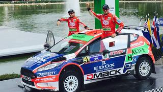 Nicolás Fuchs quedó en el segundo lugar del WRC2 de México