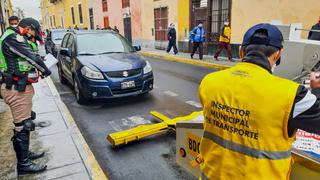 Cercado de Lima: más de 40 vehículos mal estacionados fueron llevados a depósito municipal
