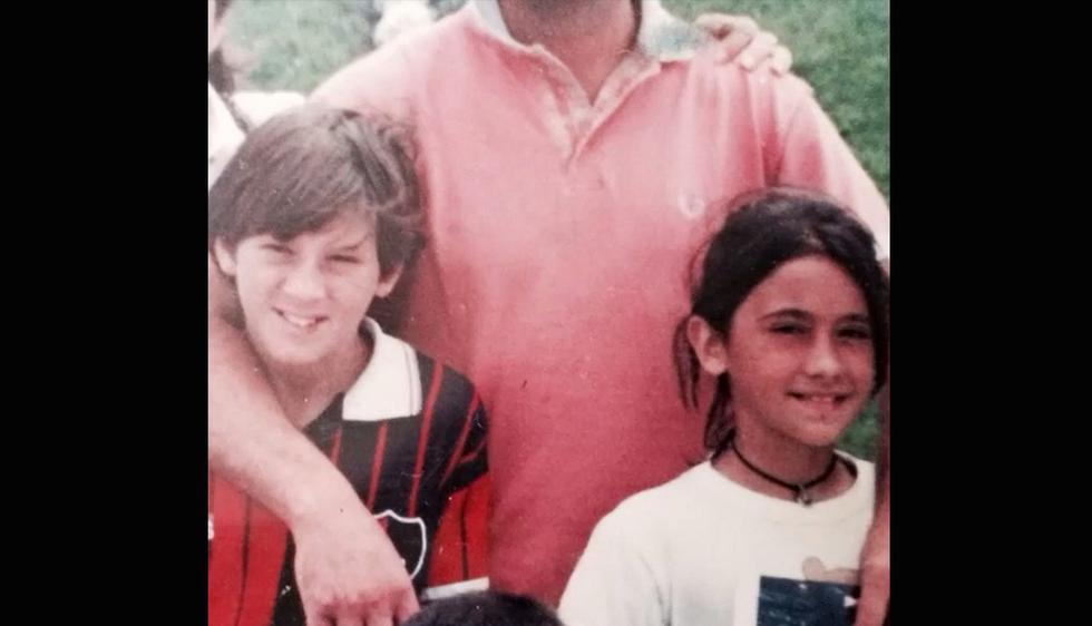Antonella Roccuzzo y Lionel Messi se conocieron cuando eran niños en su ciudad natal, Rosario, en Argentina  (Instagram)