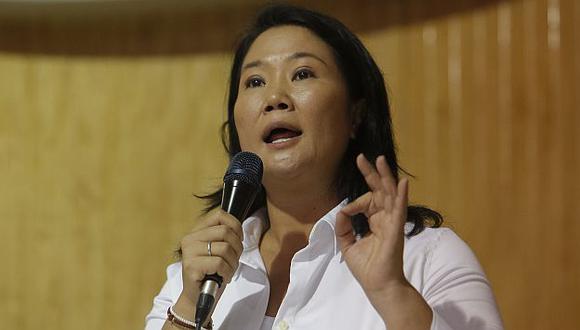 Keiko Fujimori arremete contra PPK por no tener las cosas claras en el tema de seguridad. (Anthony Niño de Guzmán/Perú21)