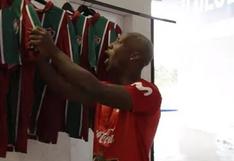 Fluminense sorprendió con obsequios de camisetas a jugadores de Perú