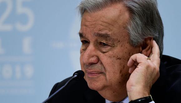 Jefe de ONU dice estar “decepcionado” por la COP25 y lamenta la “oportunidad perdida”. (AFP)