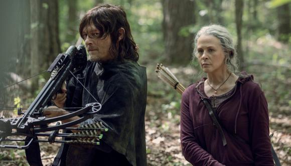 Así se despidieron los protagonistas de la serie "The Walking Dead". (Foto: AMC)
