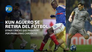 Sergio Kun Agüero se despidió del fútbol: conoce los otros futbolistas que pararon por problemas cardíacos