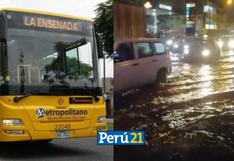 Metropolitano: Suspenden la ruta Ensenada del alimentador debido al desborde del río Chillón