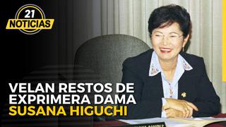 Velan restos de exprimera dama Susana Higuchi