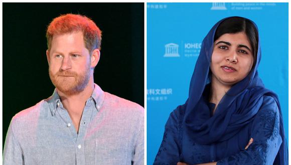 Malala Yousafzai conoció a Enrique de Sussex en 2014. (Foto: AFP)