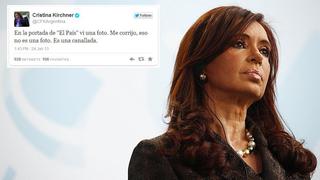 Cristina Fernández califica de “canallada” difusión de foto falsa de Chávez