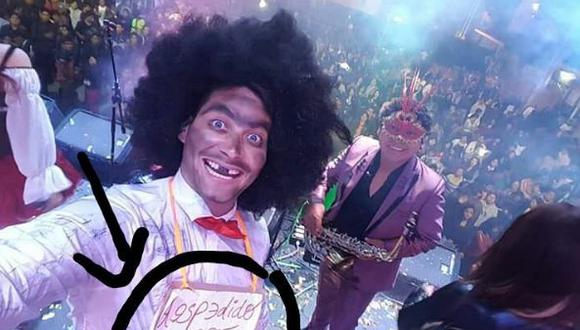 Carbajal aparece como un loco y 'tomando el pelo' a 'Clavito'.
 (Instagram/@luiguicarbajal)
