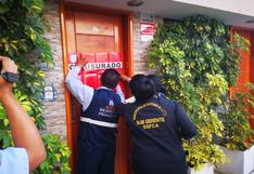 Clausuran clínica por carecer de licencia de funcionamiento en Surco | FOTOS