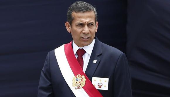 Ollanta Humala aseguró que no tiene nada que ver en proceso de ascensos en el Ejército. (César Fajardo)