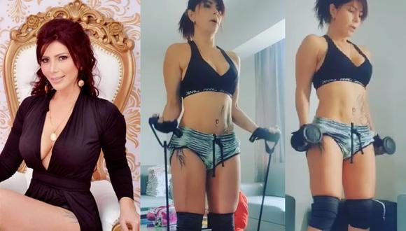 Milena Zárate revela la rutina de ejercicios que mantiene su envidiable figura. (Instagram)
