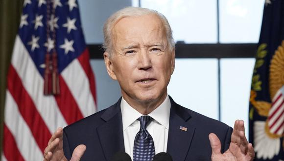 Joe Biden se declaró “aliviado” por el veredicto durante una llamada telefónica con el hermano de Floyd, Philonise. (Foto: Andrew Harnik / POOL / AFP)