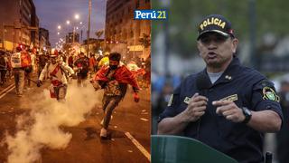 PNP usará perdigones de goma para controlar actos vandálicos en el Centro de Lima