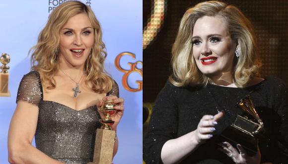 Madonna defiende a Adele. (Reuters)