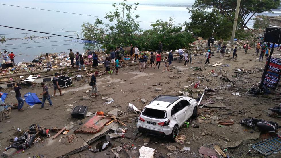 Indonesia: Decenas de muertos tras devastador tsunami en Palu. (AFP)