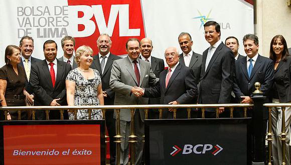 El BCP dio ‘campanazo’ en la Bolsa de Valores de Lima.  (Difusión)