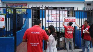 Minedu clausura 100 locales educativos informales que operaban en 17 distritos de Lima