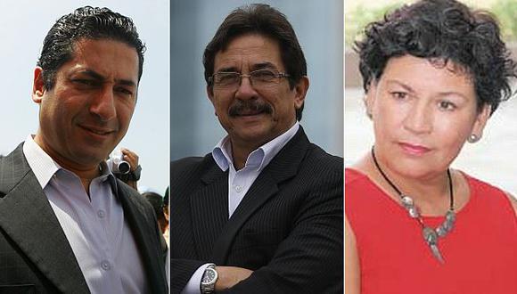 Salvador Heresi, Enrique Cornejo y Nora Bonifaz oficializan candidaturas al sillón municipal de Lima. (USI)