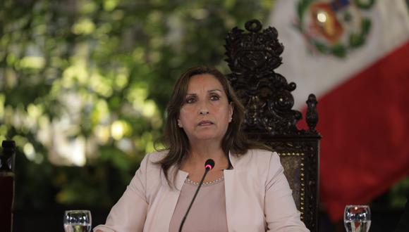 La presidenta de la República, Dina Boluarte, respondió a quienes la acusan de traidora. (Foto: Anthony Niño de Guzmán / @photo.gec)