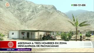 Matanza en Pachacámac: 15 sicarios con chalecos de policías asesinan a tres personas [VIDEO]