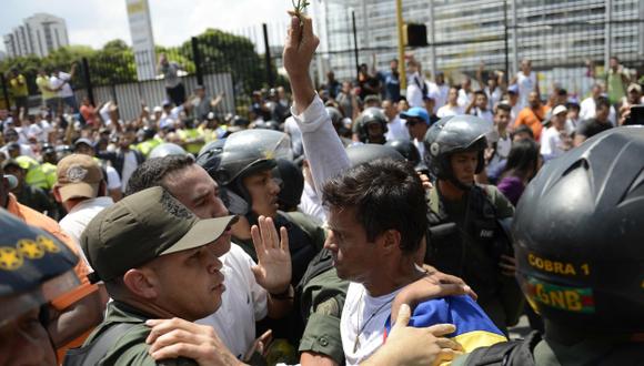 López seguirá preso. La sentencia del tribunal ha sido una decepción para la oposición venezolana. (AFP)