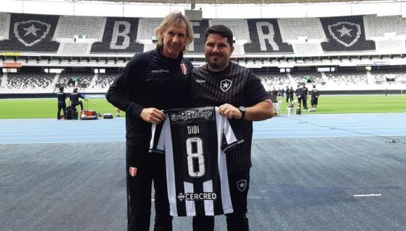 Botafogo le dio una especial bienvenida a la selección peruana. (Foto: @Botafogo)