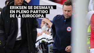 Christian Eriksen se desmayó en pleno partido de la Eurocopa