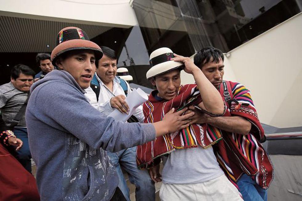 Gregorio Rojas, dirigente de la comunidad de Fuerabamba, enfrentará su juicio en libertad con restricciones. (Perú21)