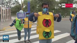 Municipalidad Metropolitana de Lima realizó campaña de concientización vial al estilo de ‘El juego del calamar’