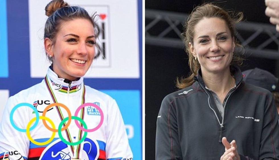La ciclista de montaña Pauline Ferrand-Prevot y tiene un gran parecido con la esposa del príncipe Williams, Kate Middleton. (Mott.pe)
