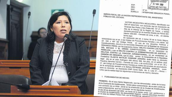Siete años después, etnocacerista tacneño sostiene que Condori dio apoyo logístico para la toma de la comisaría. (Congreso)