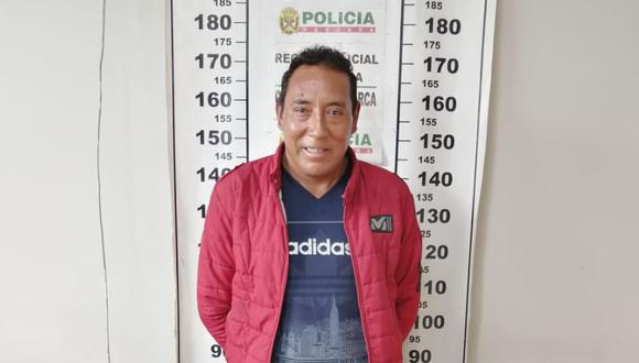 Cajamarca. Segundo Tapia era buscado por la Interpol acusado de violar a una niña en Ecuador. (PNP)