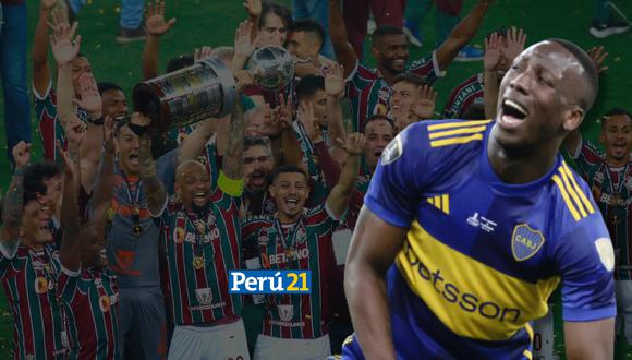 Advíncula fue el goleador de Boca en la Libertadores 2023 (Fotos: AFP).