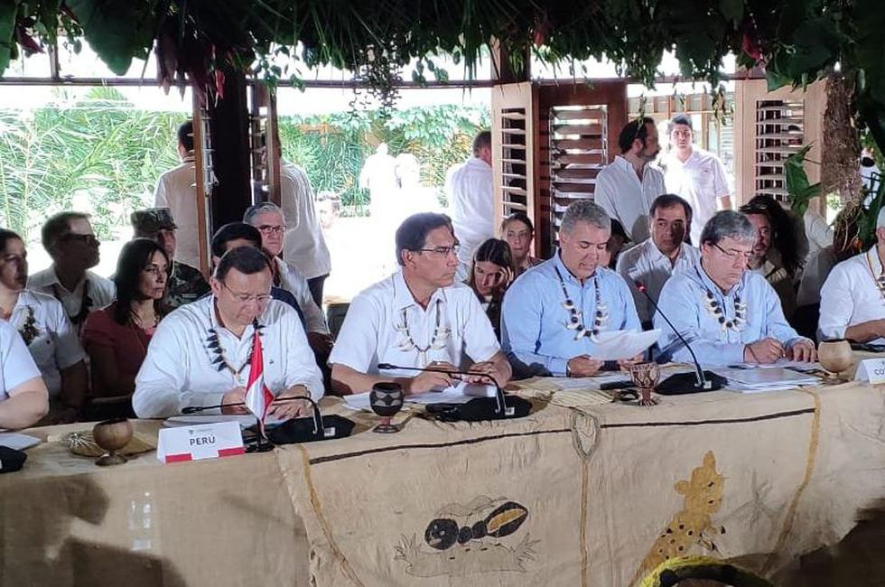 El presidente Martín Vizcarra destacó la importancia de poner plazos para los objetivos que se tomen en Colombia en defensa de la amazonía. (Foto: Difusión)