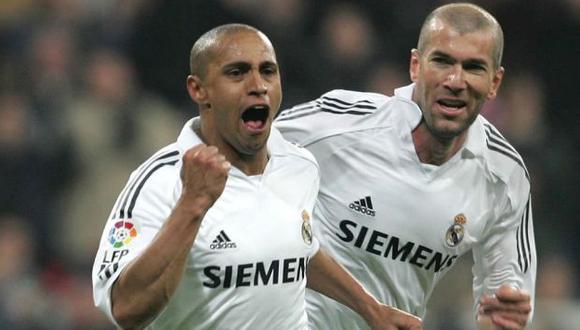 Roberto Carlos se vuelve a juntar con Zidane. (USI)