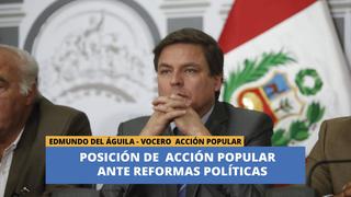 Edmundo Del Águila:“Acción Popular siempre ha apoyado la reforma política”