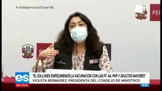 Violeta Bermúdez: “Ataques buscan desprestigiar la vacunación y polarizar a 5 semanas de las elecciones”