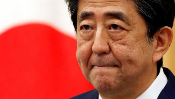 Imagen de archivo del primer ministro de Japón, Shinzo Abe, en una conferencia de prensa en Tokio. (EFE / EPA / KIM KYUNG-HOON / POOL).