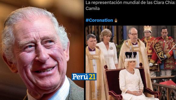 Memes sobre hacen burla de la esposa del Rey Carlos III. (Imagen: Composición Perú 21)