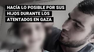 Muere hombre que se hizo viral por un video en el que intentaba distraer a sus hijos durante los atentados en Gaza