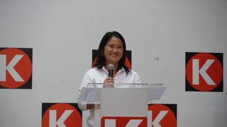 Keiko Fujimori agradece por “ser la primera mujer que entra por tercera vez -y esta es la vencida- a segunda vuelta”