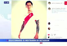 Lapadula vistió camiseta de la Selección Peruana en sus redes sociales