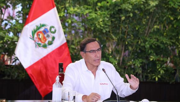 Presidente Vizcarra anuncia que se hará un registro de infractores al estado de emergencia. (Foto: Presidencia de la República)