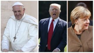 Papa Francisco supera a Donald Trump y Angela Merkel en encuesta