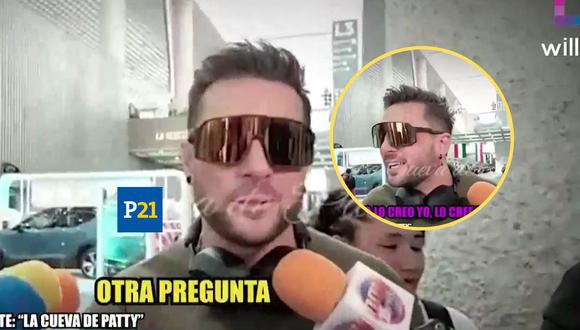 Nicola Porcella incómodo con reportero de “Chisme No Like”. (Foto: YouTube)