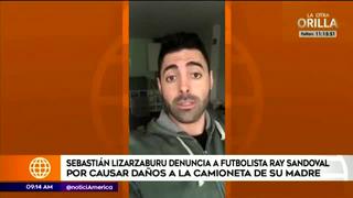 Sebastian Lizarzaburu pedirá garantías para su vida tras incidente con futbolista Ray Sandoval